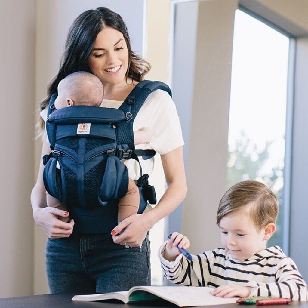 Porte Bébé - BreathBabyBag™ - Bleu Marine - Bébé confort plus